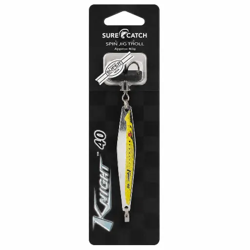 [8887113191250] SureCatch Knight Metal Fishing Lure 40gm | Colour 09