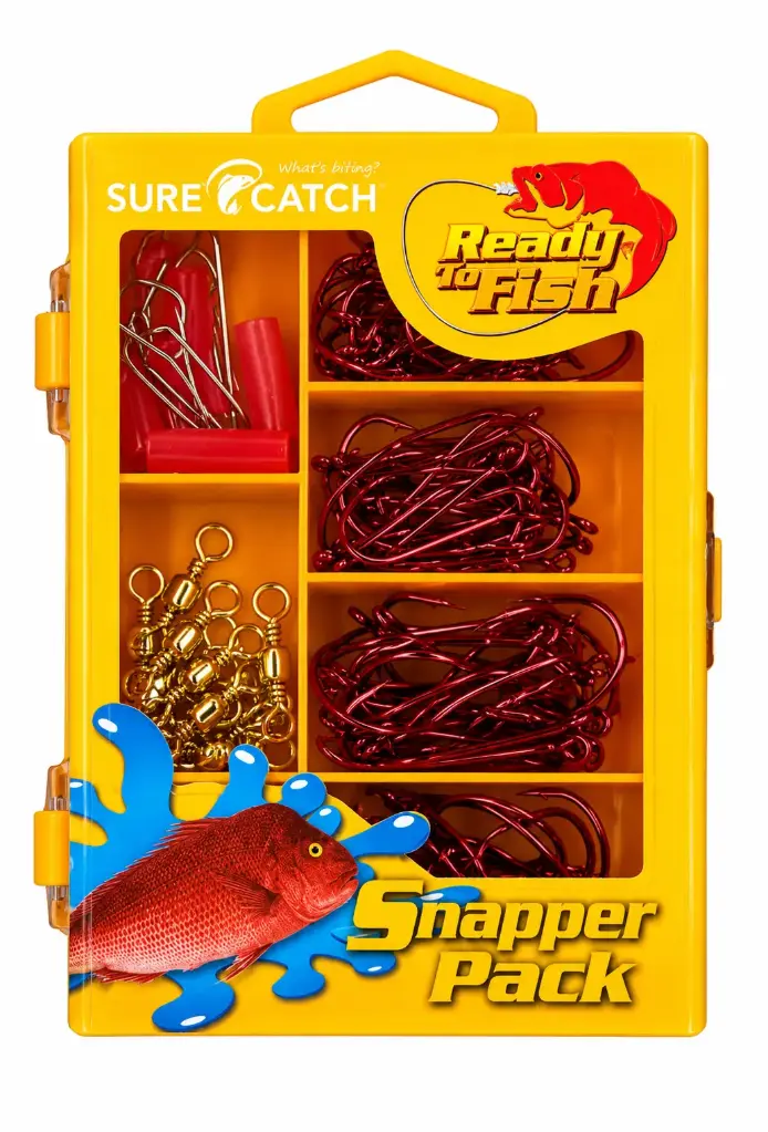 SureCatch Snapper Fishing Tackle Box | 120 Pieces