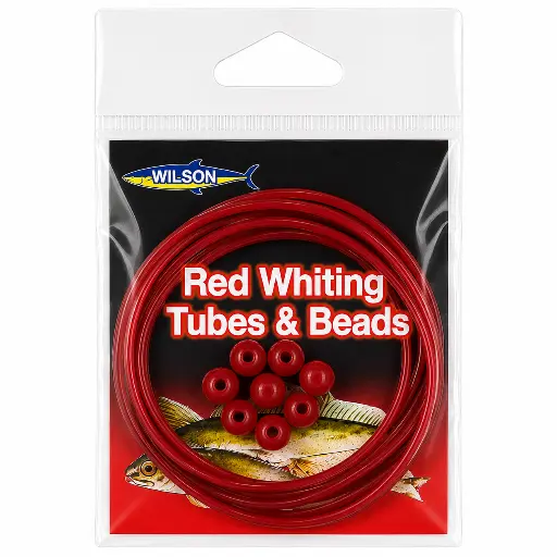 [8887113367044] Wilson Whiting Tubes & Beads | Red