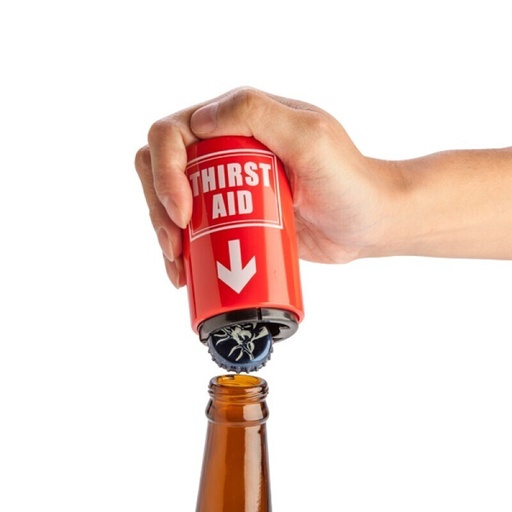 [9318051128699] Thirst Aid Push Down Bottle Opener