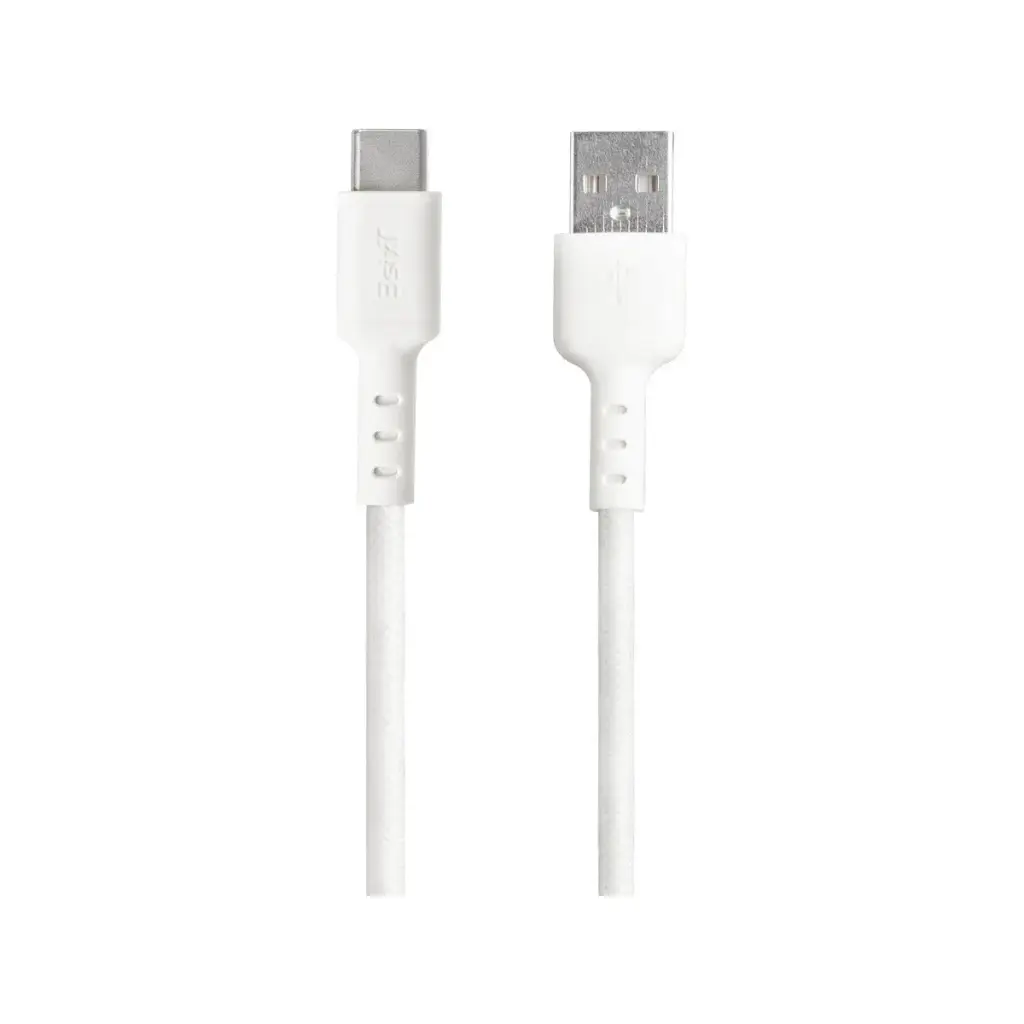 3SIXT Tough USB-A to USB-C (V2.0) Cable | White | 1.2m