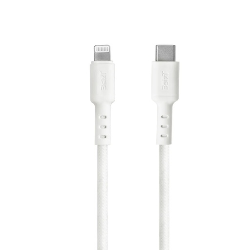 [9318018149279] 3SIXT Tough USB-C to Lightning Cable | White | 1.2m