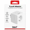 3SIXT Travel Adaptor USA/EU/UK to AUS/NZ | White