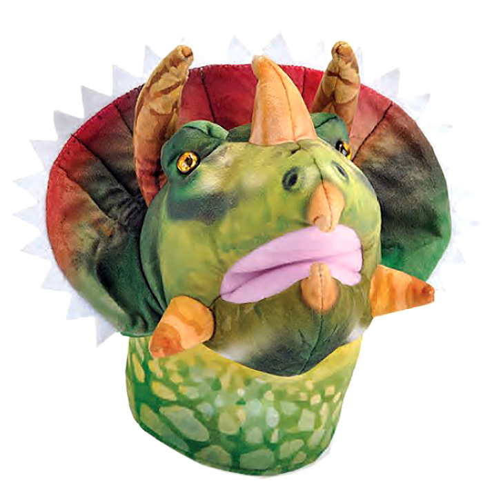 Wild Republic Triceratops Puppet With Sound