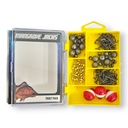 Mangrove Jacks Trout Fishing Pack | Hooks, Swivels, Floats, and Sinkers in Tackle Box