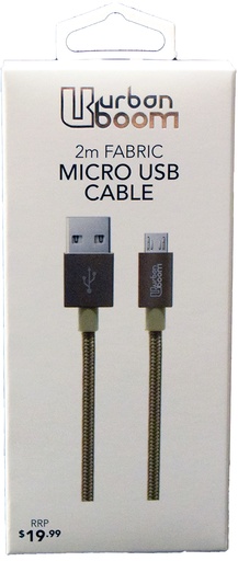 [9340457007674] Urban Boom Fabric Micro Cable