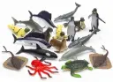 Wild Republic | Nature Tubes | Aquatic Animal Figurines | 18-Piece Set for Kids
