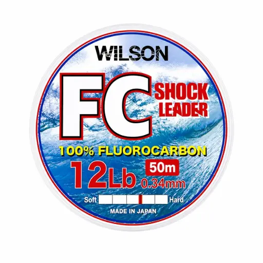 [9312528657651] Wilson Fluorocarbon Fishing Leader | 50m | 12lb
