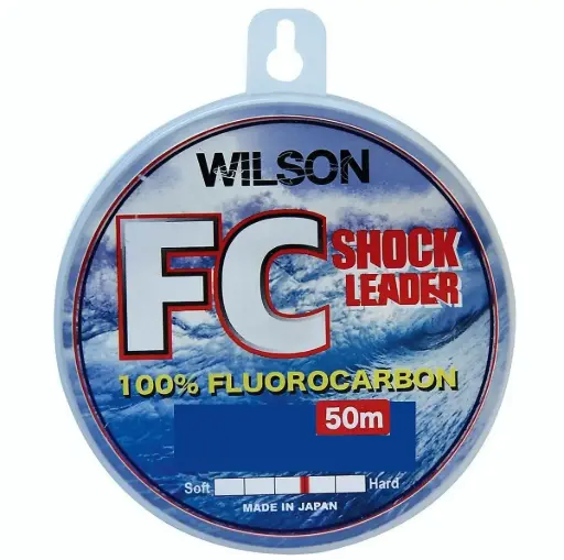 [9312528657675] Wilson Fluorocarbon Fishing Leader | 50m | 20lb