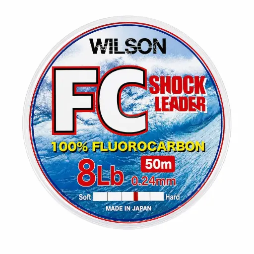 [9312528657637] Wilson Fluorocarbon Fishing Leader | 50m | 8lb