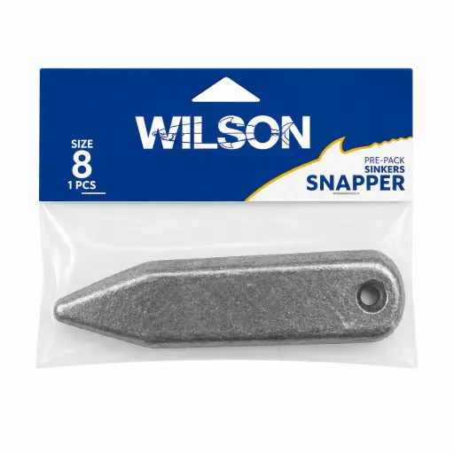 [9312528694953] Wilson Pre Pack Snapper Sinker | Size 8 | 1 Pack