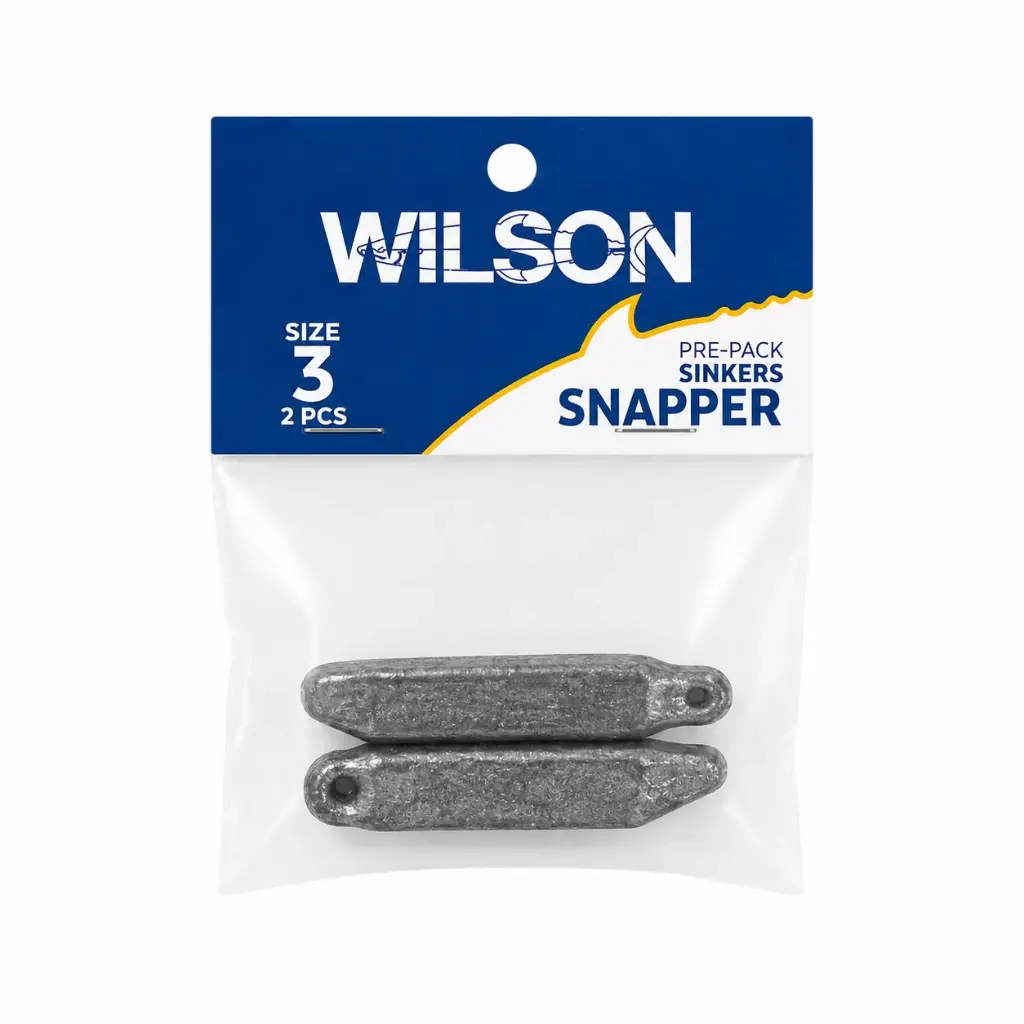 Wilson Pre Pack Snapper Sinker | Size 3 | 2 Pack