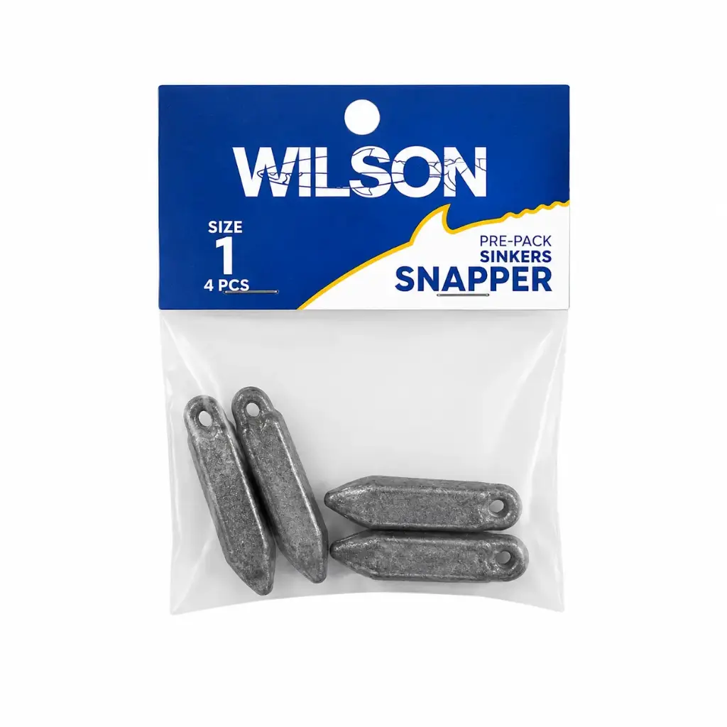 Wilson Pre Pack Snapper Sinker | Size 1 | 4 Pack