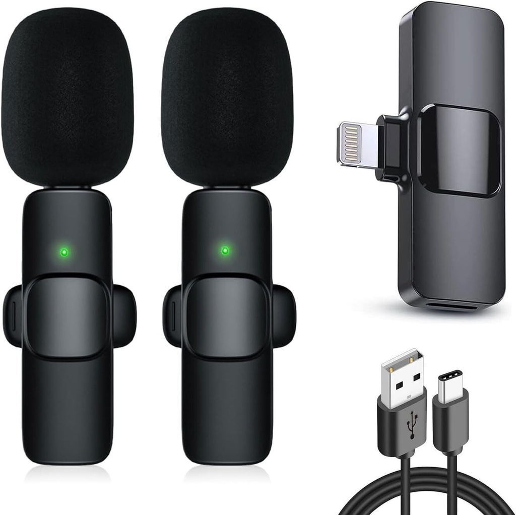 2 Wireless Microphone's Microphone For iPhone