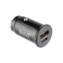 3SIXT Car Charger USB-C + USB-A QC 2.0 | Black | 27W