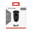 3SIXT Car Charger USB-C + USB-A QC 2.0 | Black | 27W