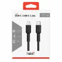 3SIXT Tough USB-C to USB-C Cable | Black | 1.2m