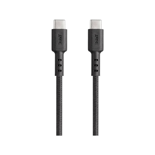 [9318018149309] 3SIXT Tough USB-C to USB-C Cable | Black | 1.2m