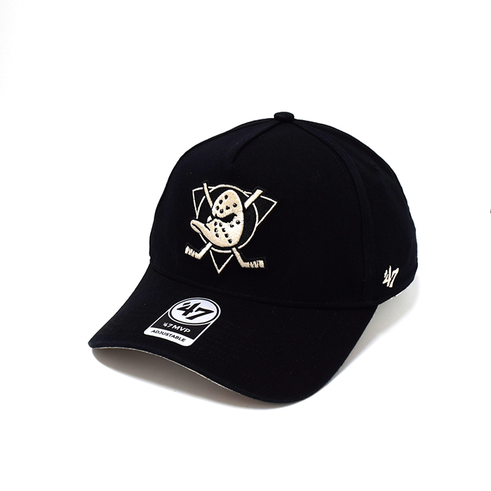 47 Brand Anaheim Ducks NHL Legend Replica Snap 47 Mvp Dt Black/Bone OSFM H-GWMDS25GWP-BK