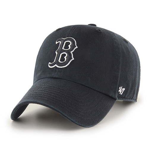 [194165133649] 47 Brand Boston Red Sox MLB Clean Up Black/White OSFM B-NLRGW02GWS-BKA