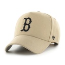 47 Brand Boston Red Sox MLB MVP DT Snapback Khaki OSFM B-MPDTP02WBP-KH