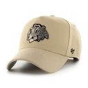 47 Brand Chicago Blackhawks NHL MVP DT Snapback Khaki OSFM H-MPDTP04WBP-KH