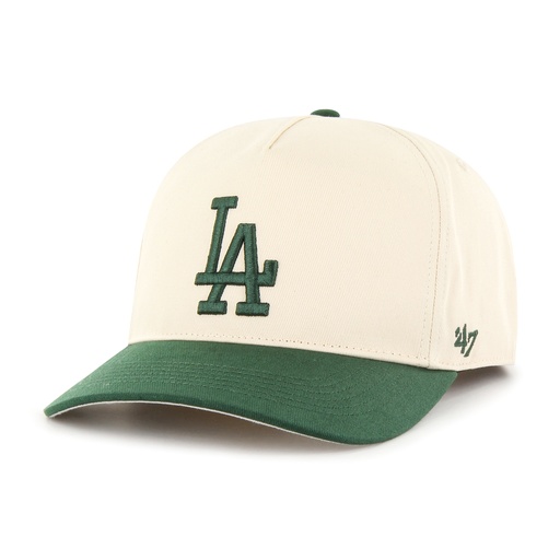 [197172310348] 47 Brand Los Angeles Dodgers Hitch Two Tone Natural/Dark Green OSFM
