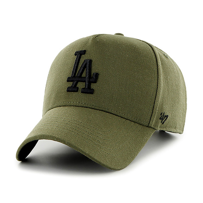 47 Brand Los Angeles Dodgers MLB MVP DT Snapback Sandalwood OSFM B-REPDT12WBP-SW