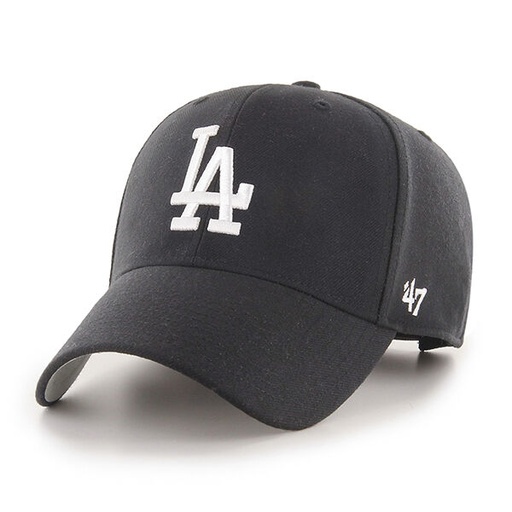 [193234937096] 47 Brand Los Angeles Dodgers MVP Core Black/White OSFM