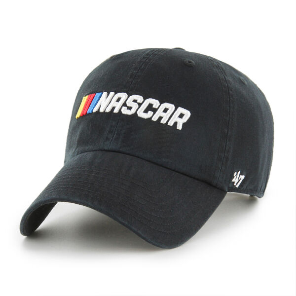 47 Brand NASCAR Clean Up Logo Black OSFM