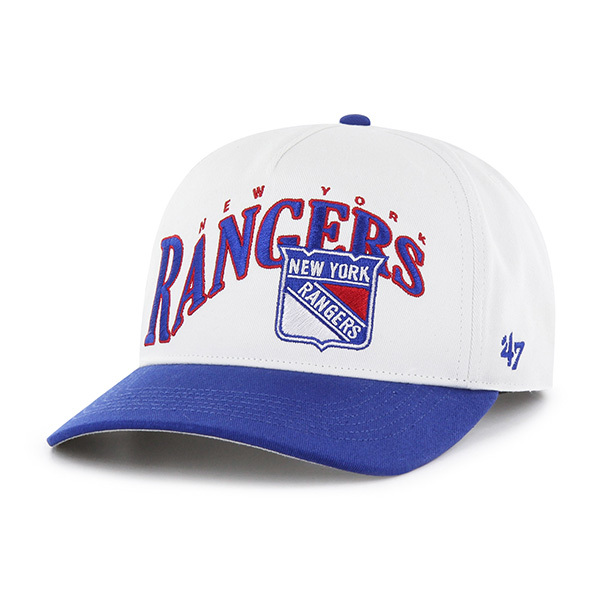 47 Brand New York Rangers NHL White/Blue Wave OSFM H-WAVEH13GWP-WH