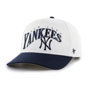 47 Brand New York Yankees MLB Hitch White Wave OSFM B-WAVEH17GWP-WH