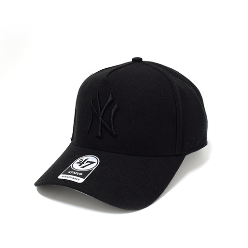 [193676338383] 47 Brand New York Yankees MLB MVP DT Snapback Black/Black OSFM B-MPDTP17WBP-BKA