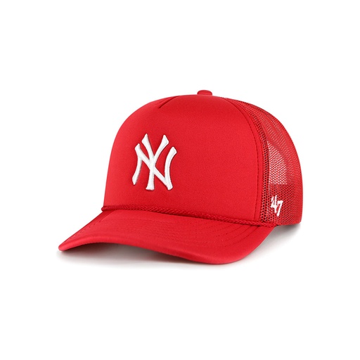 [196895558525] 47 Brand New York Yankees MLB Trucker FM Red OSFM B-FOAMO17KPP-RD