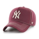 47 Brand New York Yankees MVP DT Contrast Stitch Dark Maroon/Bone OSFM