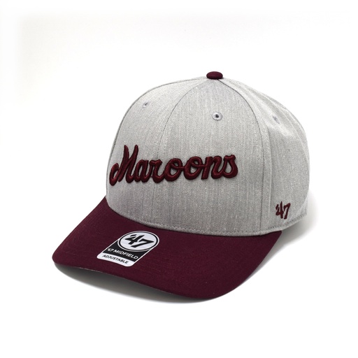 [196002748986] 47 Brand QLD Maroons State Of Origin Midfield Grey OSFM XZ-FLOUT32KHP-GYA