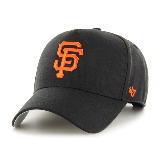 [196895954310] 47 Brand San Francisco Giants MLB MVP DT Snapback Black OSFM B-MPDTP22WBP-BKA