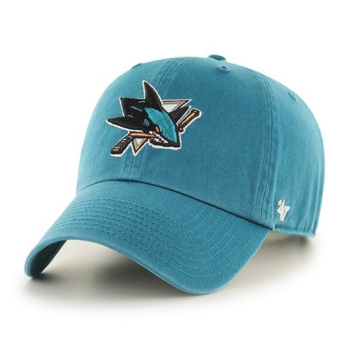 [673106694475] 47 Brand San Jose Sharks Clean Up Cloth Strap Teal OSFM
