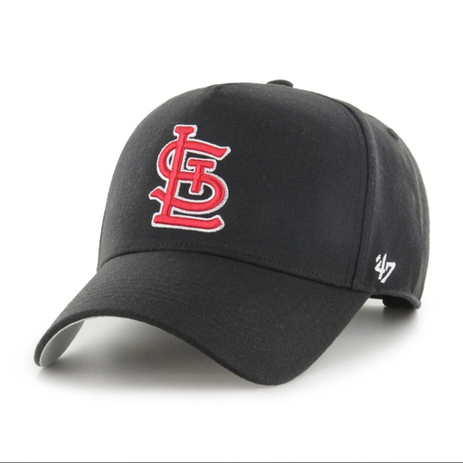 [197723563834] 47 Brand St Louis Cardinals MLB MVP DT Snapback Core Black OSFM B-MPDTP23WBP-BK