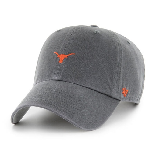 [198589491071] 47 Brand Texas Longhorns Clean Up Base Runner Charcoal/Burnt Orange OSFM