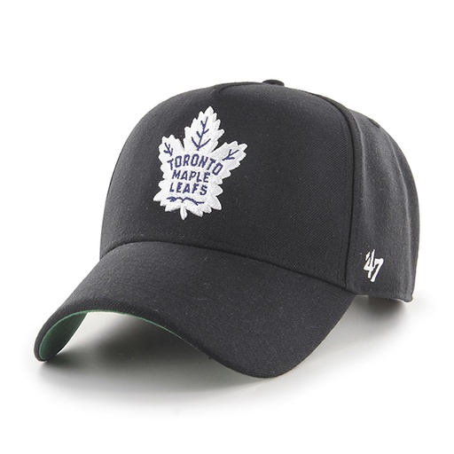 [193676988984] 47 Brand Toronto Maple Leafs NHL MVP DT Snapback Black OSFM H-REPDT18WBP-BK