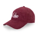 American Needle Coca-Cola Cord Slouch Maroon OSFA
