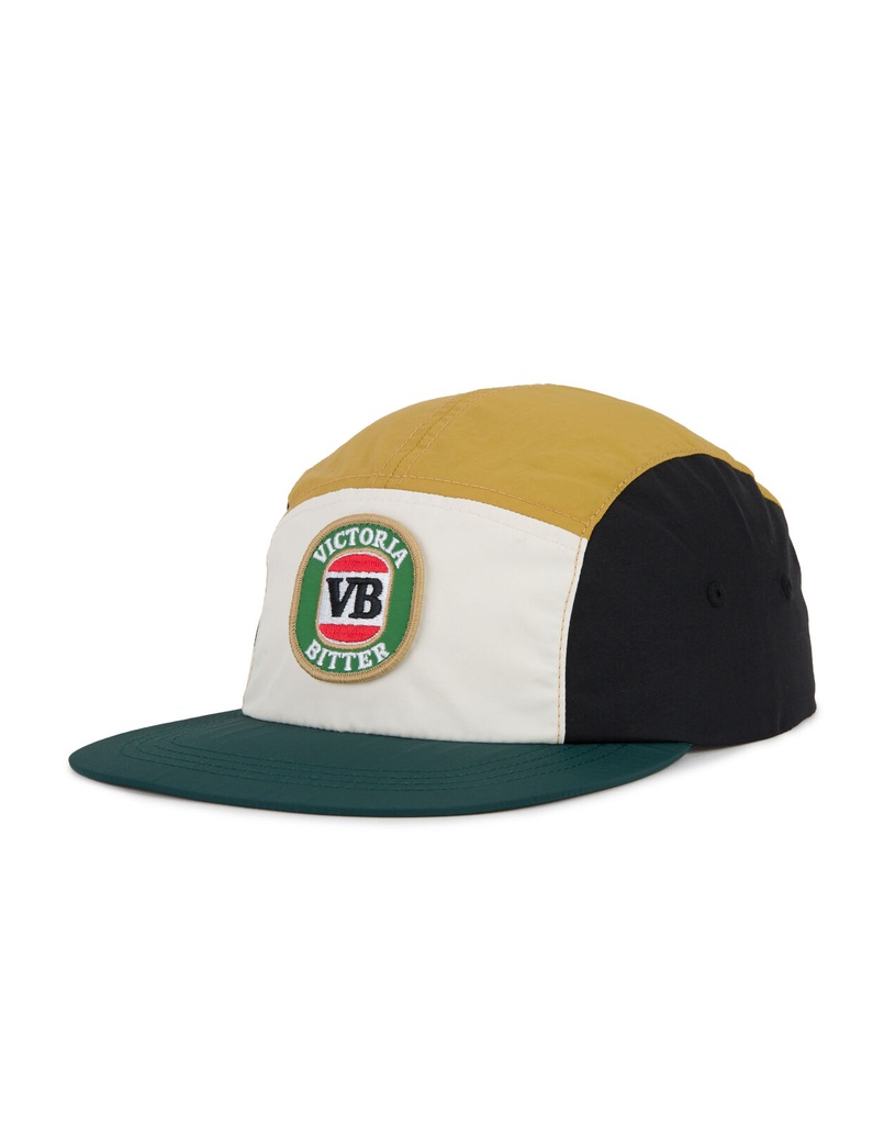 American Needle Victoria Bitter Nylon Athletic Multi Black/Beige/Green/Mustard OSFM