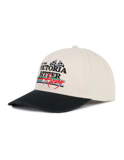 [9358517031453] American Needle Victoria Bitter Surplus Pit Team Ivory/Black OSFM