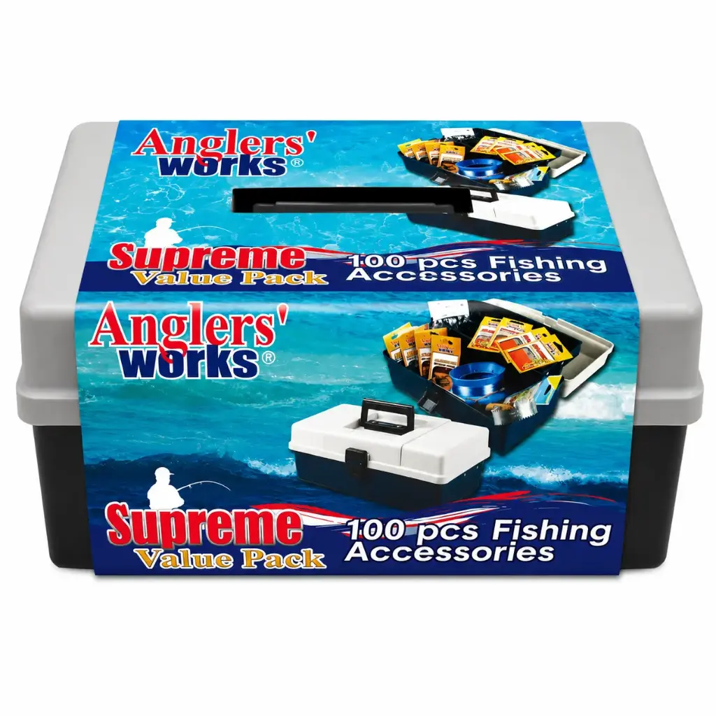 SureCatch Anglers Works 110 Tackle Kit | 100 Pieces