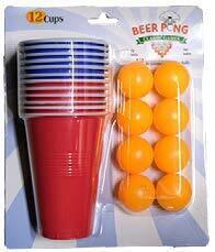 [9334585010163] Beer Pong Set (12 Cups & Balls)