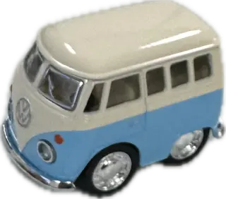[DC-KT2002DY_blue] Diecast Little VW Combi Van | 2" (Blue)