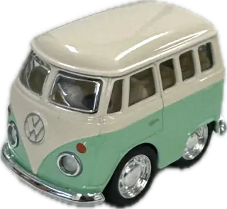 [DC-KT2002DY_green] Diecast Little VW Combi Van Pastel | 2" (Green)