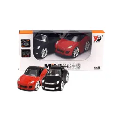 [9337217007302_red] Diecast Pull Back Sports Car | 2 Pack (Red)