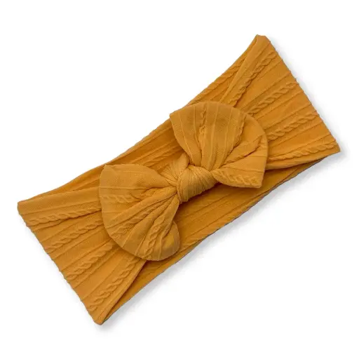 [9340457027931] Baby Bows (Mustard)